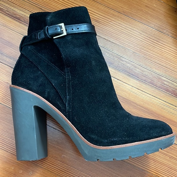 Kate Spade Black Velvet Ankle Booties.- Never Worn - Size 9.5 - Picture 7 of 10